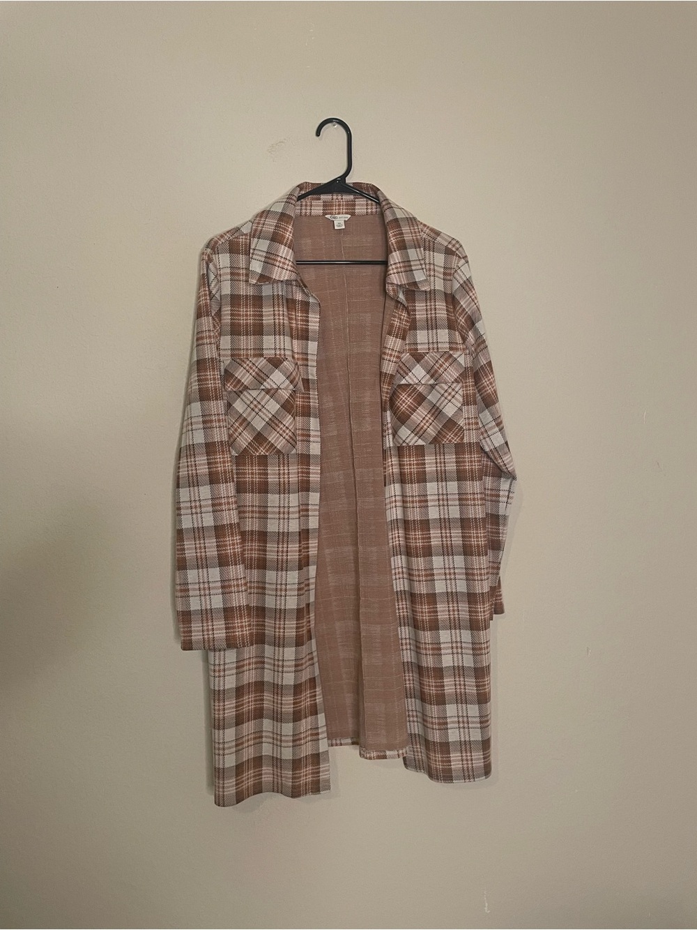 Cato Women’s Plaid Long Shacket